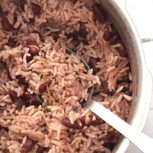 Mum's Rice and Peas